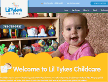 Tablet Screenshot of lil-tykes.com